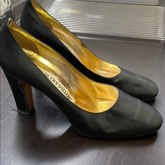 Vintage Francois Villon Paris Heels Sz 37 - Picture 13 of 15
